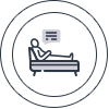 Icon image of a person on a couch
